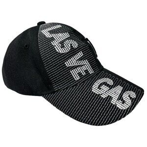 LAS Vegas LV‎ Nevada Hat Unisex Youth Black Hook & Loop Embroidered Cap